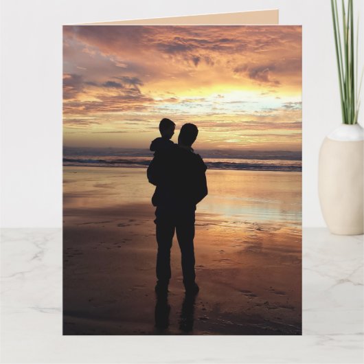 VADERDAG DAD & SON SUNSET BEACH KAART (Voorkant)