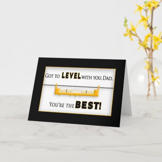 VADERDAG - DAD - Tool - Niveau Kaart (Gele Bloem)