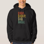 Vaderdag Dada papa Bruh Hoodie (Voorkant)