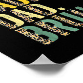 Vaderdag Dada papa Bruh Poster (Hoek)