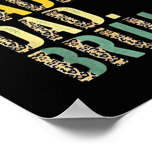 Vaderdag Dada papa Bruh Poster (Hoek)