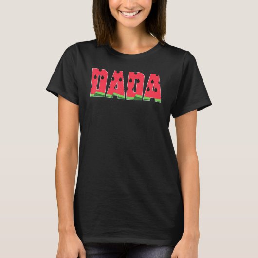 Vaderdag Dada Watermelon Summer T-shirt (Voorkant)