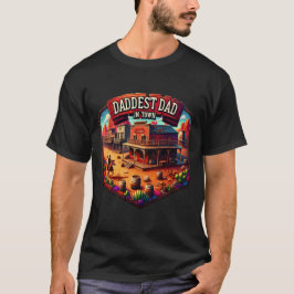 Vaderdag Daddest Dad in Town T-shirt