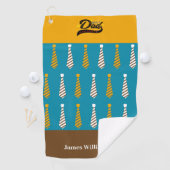 Vaderdag Daddy Stropdassen Naam aanpassen Golfhanddoek (Insitu)