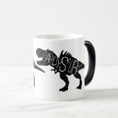 Vaderdag - Daddysaurus Dinosaur Magische Mok (Voorkant rechts)