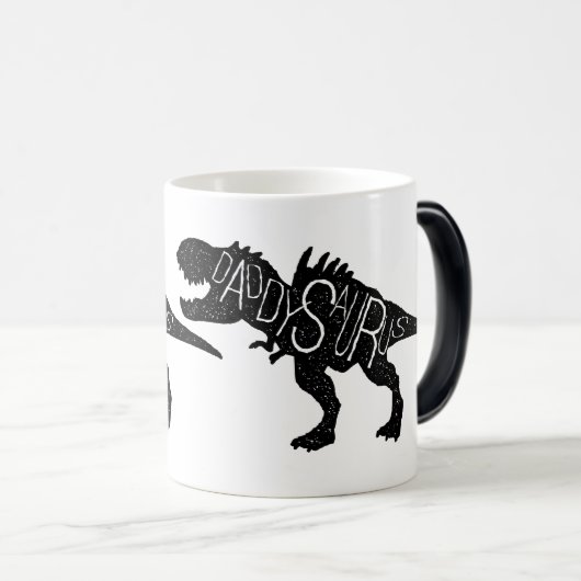 Vaderdag - Daddysaurus Dinosaur Magische Mok (Voorkant rechts)