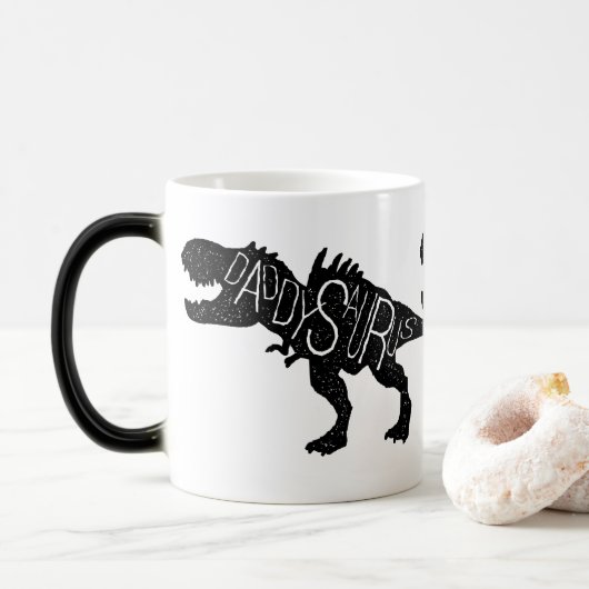 Vaderdag - Daddysaurus Dinosaur Magische Mok (Met donut)