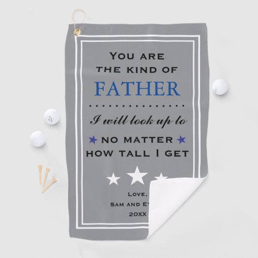 Vaderdag / Dad's Birthday Gift Golfhanddoek (Insitu)