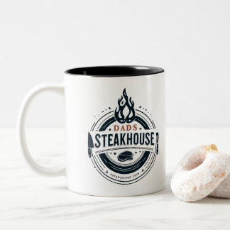 Vaderdag Dad's Steakhouse Tweekleurige Koffiemok