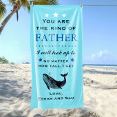 Vaderdag / Dad's verjaardagscadeau Strandlaken