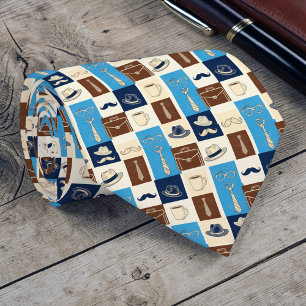 Vaderdag Dapper Dad Patroon Das