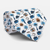 Vaderdag Dapper Dad Patroon Das (Opgerold)