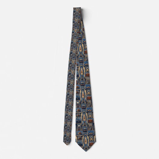 Vaderdag Dapper Dad Patroon Das (Achterkant)