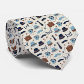 Vaderdag Dapper Dad Patroon Das (Opgerold)