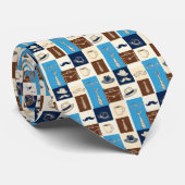 Vaderdag Dapper Dad Patroon Das (Opgerold)