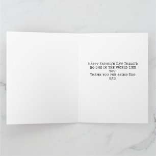 Vaderdag, das overhemd werk, eenvoudig modern kaart