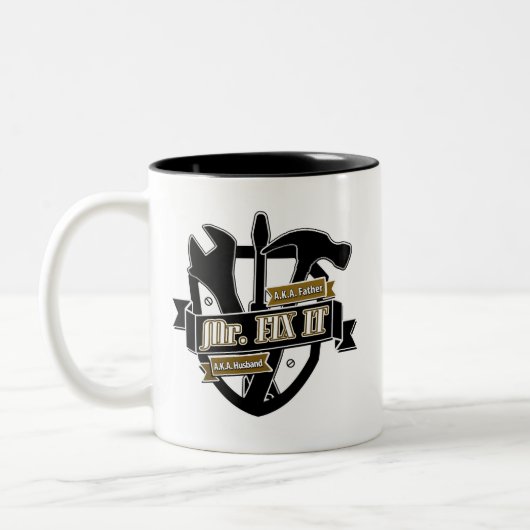 vaderdag - de heer Fix It Father Husband Dad Mok (Links)