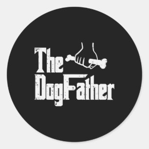 Vaderdag De Hond Vader Grappige Film Grap Fur Pap Ronde Sticker