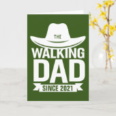 Vaderdag... de lopende vader sinds... kaart (Gele Bloem)