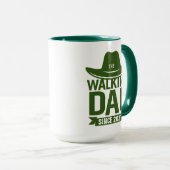 vaderdag... de lopende vader sinds... mok (Voorkant rechts)