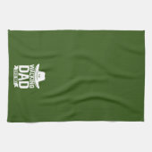 Vaderdag... de lopende vader sinds... theedoek (Horizontaal)