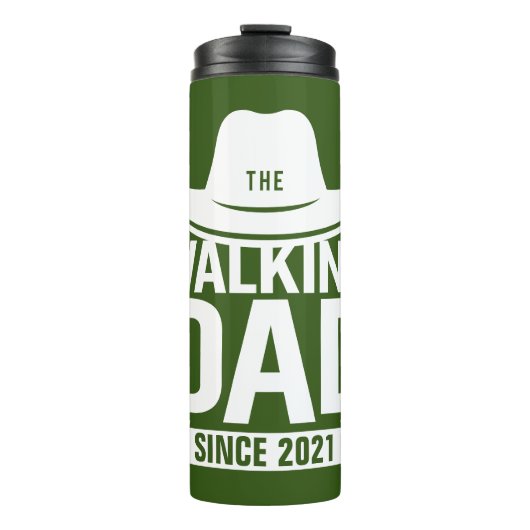 Vaderdag... de lopende vader sinds... thermosbeker (Voorkant)