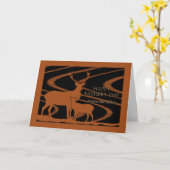 Vaderdag Deer in Field, over de Miles Kaart (Gele Bloem)