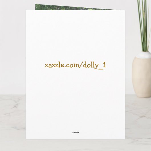 Vaderdag Deer Kaart (Achterkant)