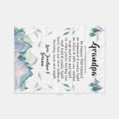 Vaderdag denken aan opa van opa van opa fleece deken (Voorkant (Horizontaal))