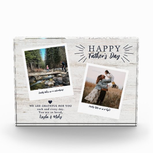 Vaderdag-desktop Fotoblokken (Voorkant)