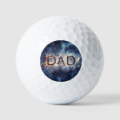Vaderdag digitale kunst golfballen (Voorkant)