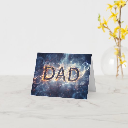 Vaderdag digitale kunst kaart (Gele Bloem)