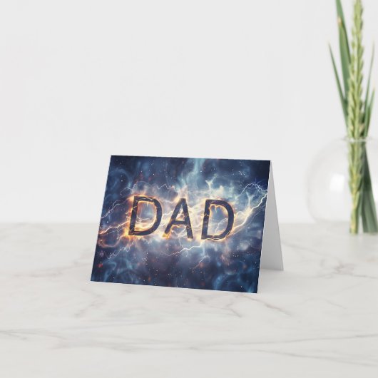 Vaderdag digitale kunst kaart (Voorkant)