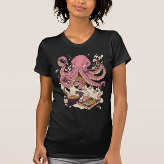 Vaderdag Disaster Chef Octopus Grappig Cadeau T-shirt