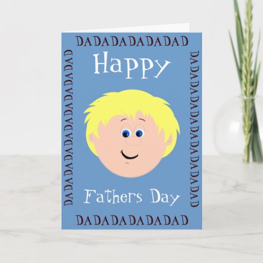 Vaderdag (dochter) kaart (Voorkant)