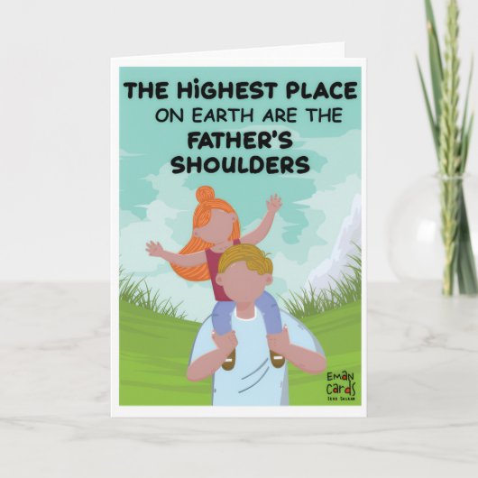 Vaderdag - Dochterliefde Kaart (Voorkant)