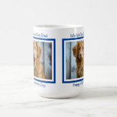 Vaderdag Dog - Pet Photo - Beste Hond Papa Koffiemok (Center)