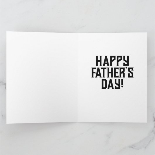 VADERDAG DONALD TRUMP FUNNY WENSKAART KAART (Binnen)