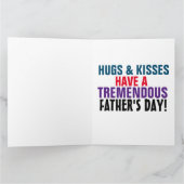 VADERDAG DONALD TRUMP KISS FUNNY KAART (Binnen)