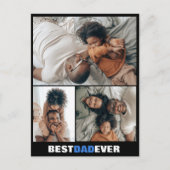 Vaderdag Drie Aangepast Briefkaart voor foto's (Voorkant)