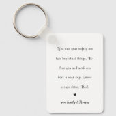 vaderdag drive safe dad leuke fotokeycha sleutelhanger (Voorkant)