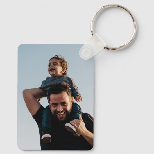 vaderdag drive safe dad leuke fotokeycha sleutelhanger (Achterkant)