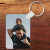 vaderdag drive safe dad leuke fotokeycha sleutelhanger (Achterkant)