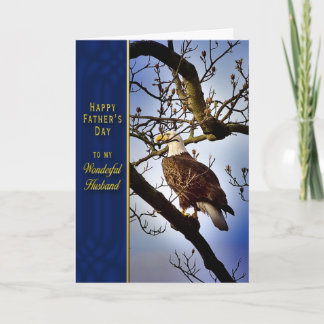 Vaderdag - Echtgenoot - Bald Eagle Kaart