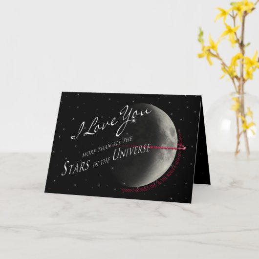 VADERDAG - echtgenoot - STARS/UNIVERSE Kaart (Gele Bloem)