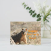 Vaderdag-eekhoorn Briefkaart (Staand voorkant)