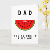 Vaderdag een in een Melon pa Kaart (Gele Bloem)