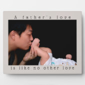 Vaderdag | Een vaders liefde | Persoonlijke foto Fotoplaat (Voorkant)