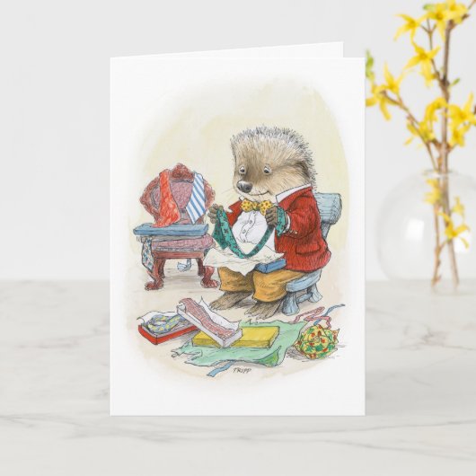 Vaderdag Egelskaart Kaart (Gele Bloem)