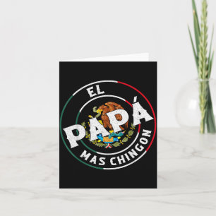 Vaderdag El Papa Mas Chingon Funny Mexicaanse Vade Kaart